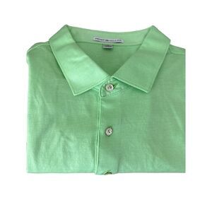 Peter Millar XL Mint Green Polo‎ Shirt - Luxury Golf Attire